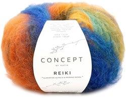 Katia Reiki 205 Turquoise-Oranje-Kaki