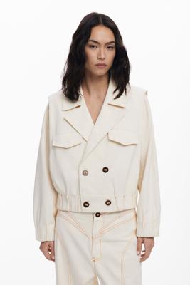 Afneembare truckerjack - WHITE - L