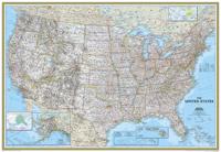Wandkaart USA - Verenigde Staten, politiek, 110 x 77 cm | National Geographic - thumbnail