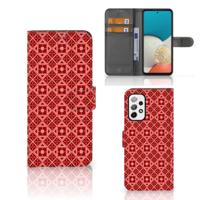Samsung Galaxy A73 5G | Telefoon Hoesje | Batik Rood