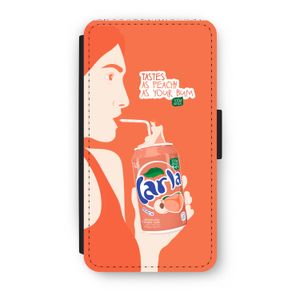 Peach please!: iPhone XS Flip Hoesje