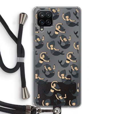 Zeemeermin: Samsung Galaxy A12 Transparant Hoesje met koord