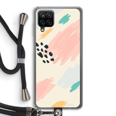 Sunday Chillings: Samsung Galaxy A12 Transparant Hoesje met koord