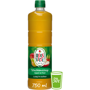 Roosvicee Vruchtensiroop Appel & Peer 750ml bij Jumbo