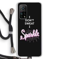 Sparkle quote: Xiaomi Mi 10T 5G Transparant Hoesje met koord