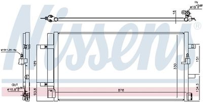 Condensor, airconditioning 940453