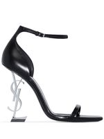 Saint Laurent sandales Opyum 110 mm en cuir - Noir - thumbnail