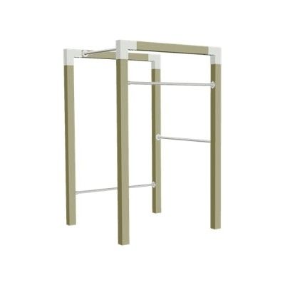 Outdoor Fitnesstoestel Geïmpregneerd Hout - Model 1