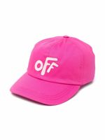 Off-White Kids casquette Rounded à patch logo - Rose