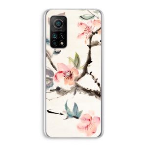 Japanse bloemen: Xiaomi Mi 10T 5G Transparant Hoesje