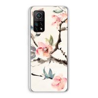 Japanse bloemen: Xiaomi Mi 10T 5G Transparant Hoesje