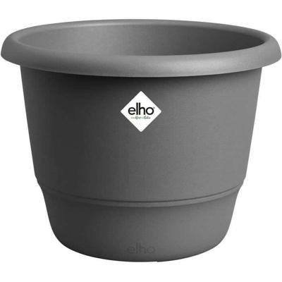 Bloempot - ELHO - Amiga Rond 47 - Zwart - Ø 47 x H 35 cm - Buiten - 100% gerecycled