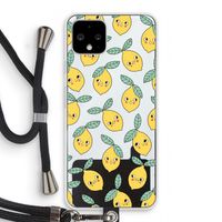 Citroenen: Pixel 4 Transparant Hoesje met koord