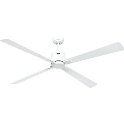 CasaFan ECO NEO III 152 WE-WE/LG WiFi Flügel Weiß/Lichtgrau Plafondventilator Wit Met afstandsbediening, Timer, Met wintermodus, Bediening via App