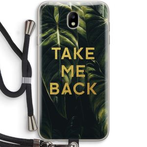 Take me back: Samsung Galaxy J7 (2017) Transparant Hoesje met koord