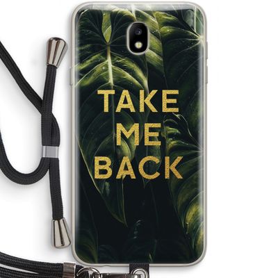 Take me back: Samsung Galaxy J7 (2017) Transparant Hoesje met koord