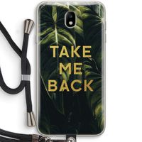 Take me back: Samsung Galaxy J7 (2017) Transparant Hoesje met koord