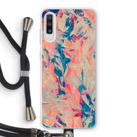Alone: Samsung Galaxy A70 Transparant Hoesje met koord