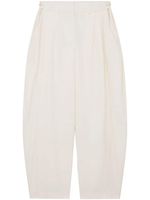 Stella McCartney pleated wide-leg wool trousers - Tons neutres - thumbnail