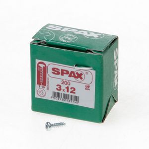 Spax bolkop t10 3.0x12(200)