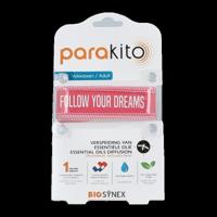 Anti mug armband volwassenen fuchsia 1 Stuks