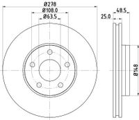 Remschijf 8DD355129361