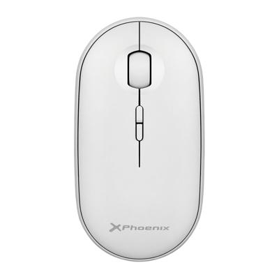 Draadloze optische muis Phoenix Wit 1600 dpi (1 Stuks)