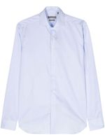 Corneliani chemise à tissu flammé - Bleu - thumbnail