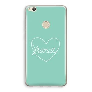 Friends heart pastel: Huawei Ascend P8 Lite (2017) Transparant Hoesje