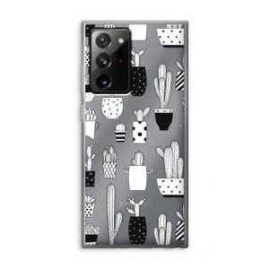Cactusmotief: Samsung Galaxy Note 20 Ultra / Note 20 Ultra 5G Transparant Hoesje