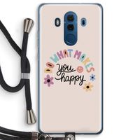 Happy days: Huawei Mate 10 Pro Transparant Hoesje met koord