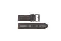 Horlogeband Fossil FS4309 Leder Donkerbruin 24mm