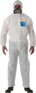 Ansell Veiligheidsoverall | maat M | wit | PSA-categorie III | 1 stuk - 1500-WH PLUS CVRL HOOD 111 1500-WH PLUS CVRL HOOD 111