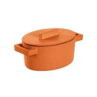 Braadpan Oranje 13 cm x 10 cm incl deksel - Sambonet Braadpan Oranje 13 cm x 10 cm incl deksel - Sambonet