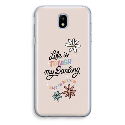 Tough Life: Samsung Galaxy J5 (2017) Transparant Hoesje