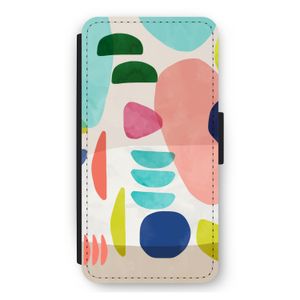 Bold Rounded Shapes: iPhone 11 Pro Max Flip Hoesje