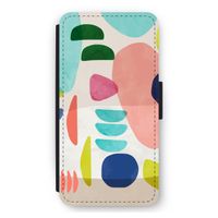 Bold Rounded Shapes: iPhone 11 Pro Max Flip Hoesje