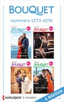 Bouquet e-bundel nummers 4273 - 4276 - Fleur van Ingen, Lucy King, Millie Adams, Tara Pammi - ebook - thumbnail