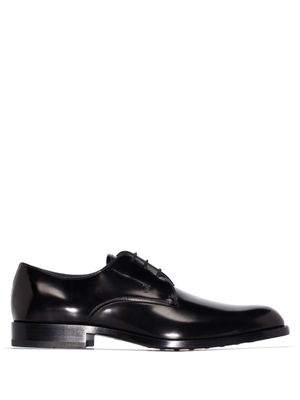 Tod's derbies en cuir poli - Noir