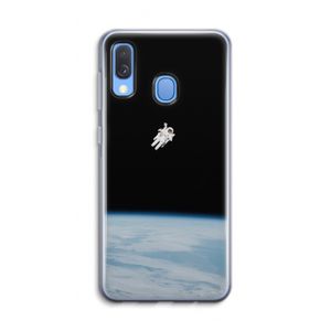 Alone in Space: Samsung Galaxy A40 Transparant Hoesje