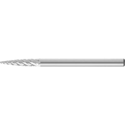 PFERD TOOLS 21222684 Freesstift Spitsboog Lengte 43 mm Afmeting, Ø 3 mm Werklengte 13 mm Schachtdiameter 3 mm