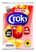 Croky Croky Chips Natural 40 Gram 20 Zakken - thumbnail