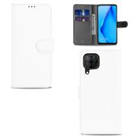 GSM Hoesje Huawei P40 Lite Bookcase Wit met Pasjeshouder GSM Hoesje Huawei P40 Lite Bookcase Wit met Pasjeshouder