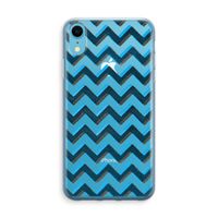 Onderbroken lijn: iPhone XR Transparant Hoesje