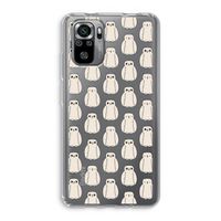 Uilen: Xiaomi Redmi Note 10S Transparant Hoesje Uilen: Xiaomi Redmi Note 10S Transparant Hoesje
