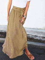 Casual Striped Skirt - thumbnail