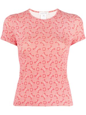 Céline Pre-Owned t-shirt à logo Macadam (années 1990-2000) - Rouge