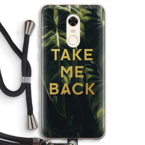Take me back: Xiaomi Redmi 5 Transparant Hoesje met koord