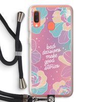 Good stories: Samsung Galaxy A20e Transparant Hoesje met koord