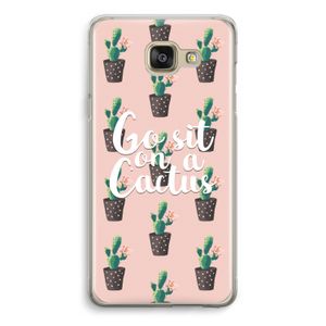 Cactus quote: Samsung Galaxy A5 (2016) Transparant Hoesje